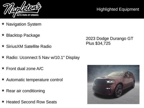 Octane Red Pearlcoat 2023 Dodge Durango GT Plus