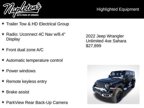 2022 Jeep Wrangler Unlimited 4xe Sahara