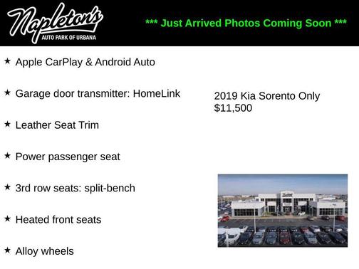 Ebony Black 2019 Kia Sorento EX