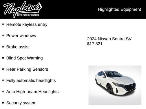 2024 Nissan Sentra SV