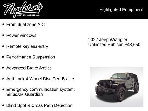 2022 Jeep Wrangler Unlimited Rubicon