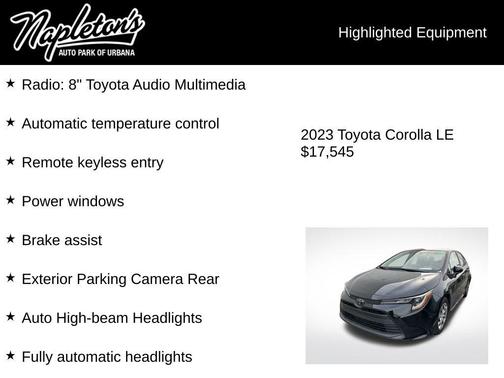 2023 Toyota Corolla LE