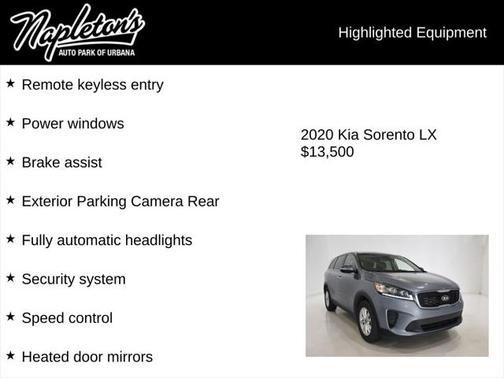 2020 Kia Sorento LX