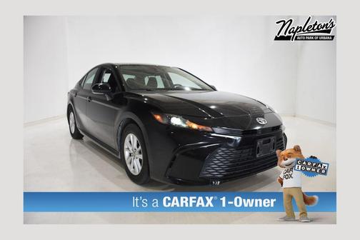 Midnight Black Metallic 2025 Toyota Camry LE