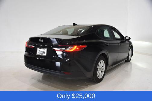 Midnight Black Metallic 2025 Toyota Camry LE