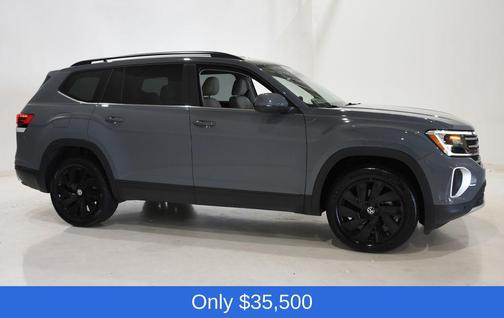 Pure Gray 2025 Volkswagen Atlas 2.0T SE w/Technology 4MOTION