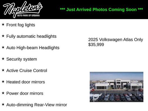 Pure Gray 2025 Volkswagen Atlas 2.0T SE w/Technology 4MOTION