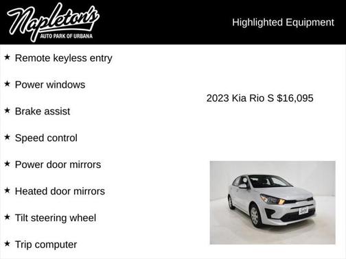 2023 Kia Rio S