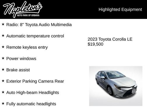 2023 Toyota Corolla LE
