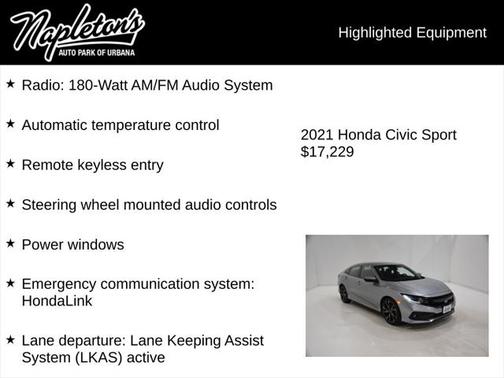 2021 Honda Civic Sport