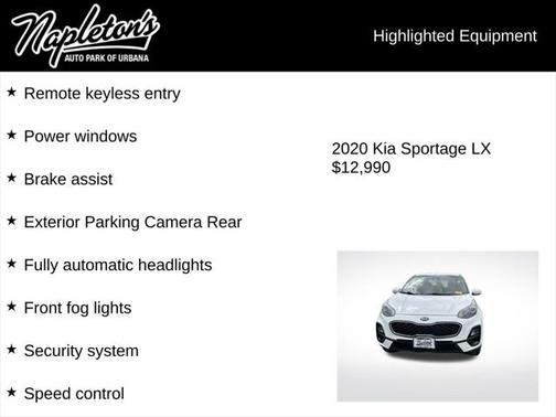 2020 Kia Sportage LX