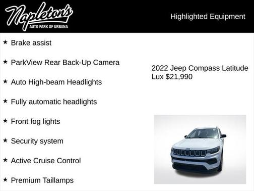 2022 Jeep Compass Latitude Lux