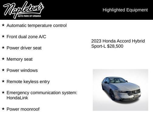 2023 Honda Accord Hybrid Base
