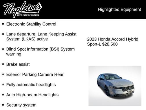 2023 Honda Accord Hybrid Base