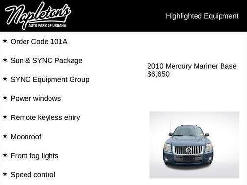 2010 Mercury Mariner Base
