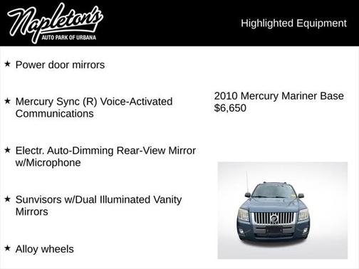 2010 Mercury Mariner Base