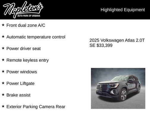 2025 Volkswagen Atlas 2.0T SE w/Technology