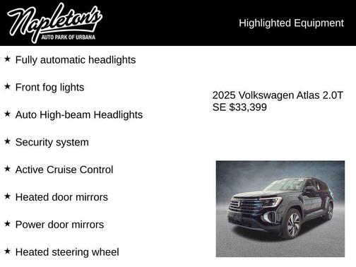 2025 Volkswagen Atlas 2.0T SE w/Technology