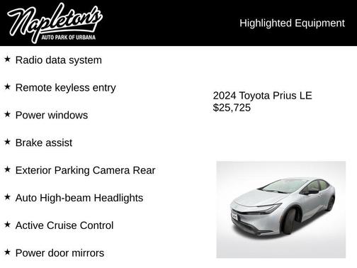 2024 Toyota Prius LE