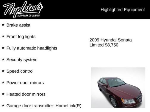 2009 Hyundai SONATA Limited