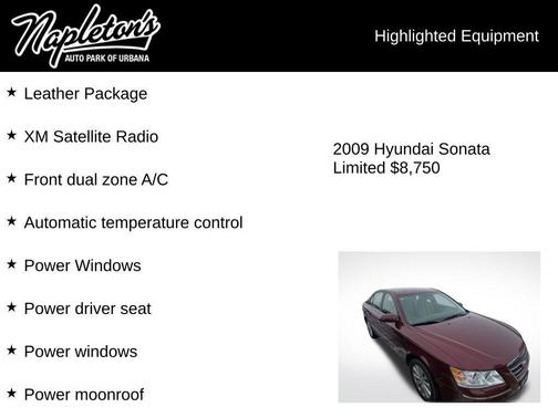 2009 Hyundai SONATA Limited