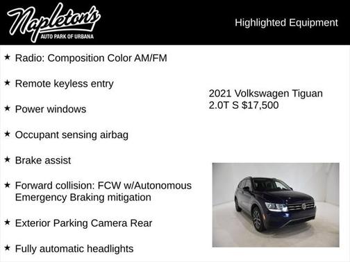 2021 Volkswagen Tiguan 2.0T S