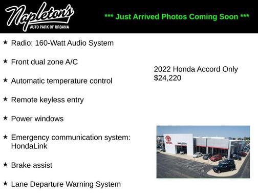 2022 Honda Accord Hybrid Base