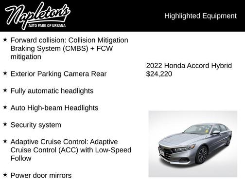 2022 Honda Accord Hybrid Base