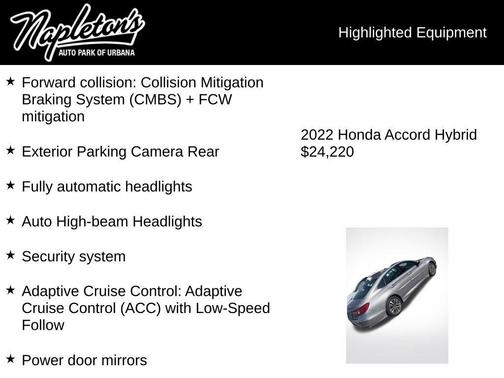 2022 Honda Accord Hybrid Base