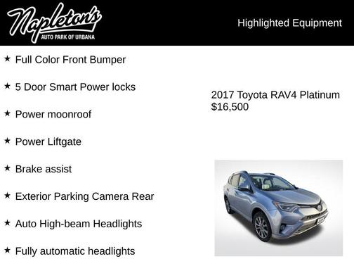 2017 Toyota RAV4 Platinum