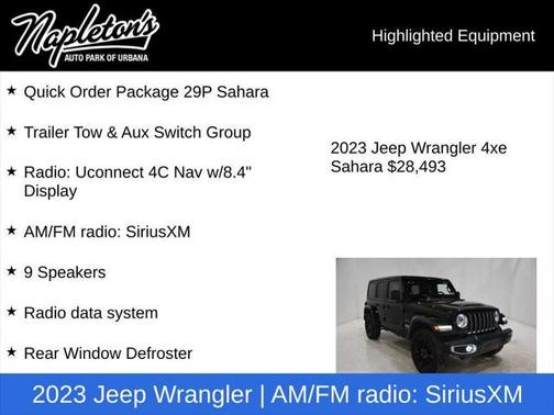 2023 Jeep Wrangler 4xe Sahara