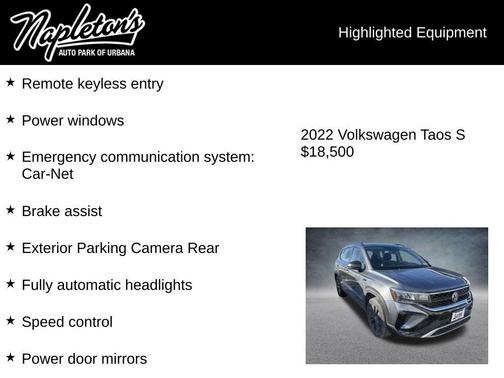 2022 Volkswagen Taos 1.5T S