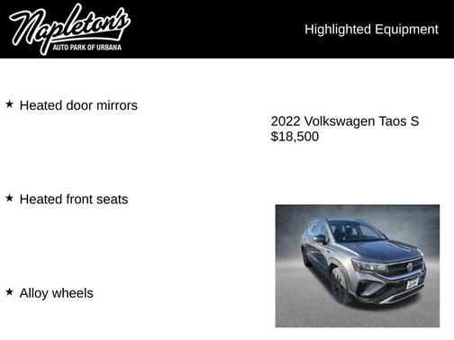 2022 Volkswagen Taos 1.5T S