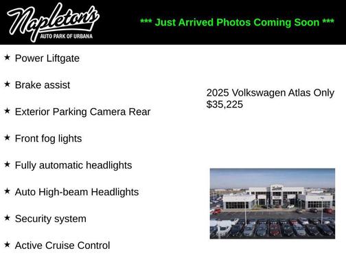 Platinum Gray Metallic 2025 Volkswagen Atlas 2.0T SE w/Technology