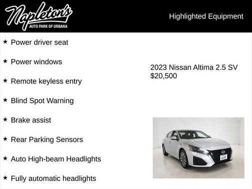 2023 Nissan Altima 2.5 SV