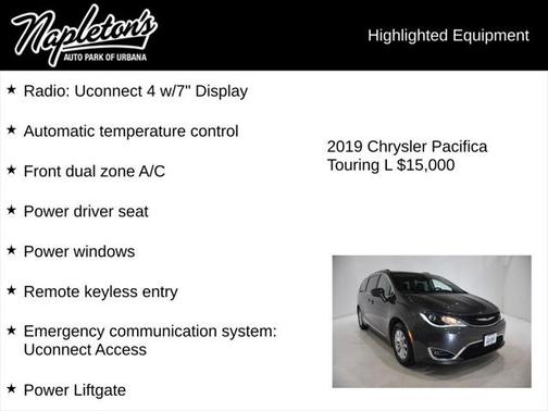 2019 Chrysler Pacifica Touring L