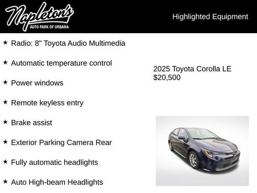 2025 Toyota Corolla LE
