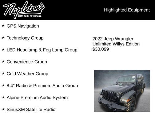 2022 Jeep Wrangler Willys
