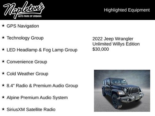 2022 Jeep Wrangler Willys