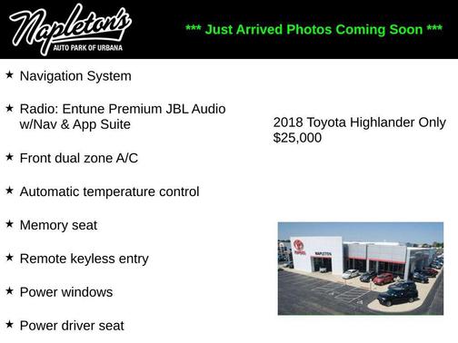 2018 Toyota Highlander Limited Platinum