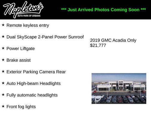 Dark Sky Metallic 2019 GMC Acadia Denali