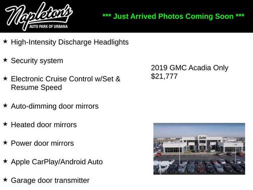 Dark Sky Metallic 2019 GMC Acadia Denali