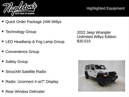 2022 Jeep Wrangler Willys