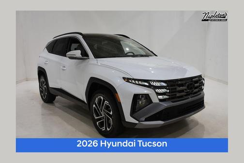 Creamy White Pearl 2026 Hyundai TUCSON Hybrid Limited