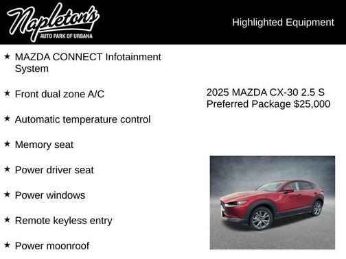 2025 Mazda CX-30 2.5 S Preferred Package