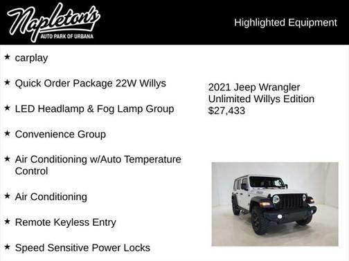 2021 Jeep Wrangler Willys
