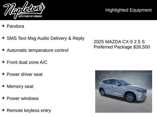 2025 Mazda CX-5 2.5 S Preferred Package
