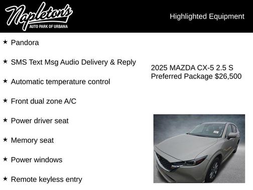 2025 Mazda CX-5 2.5 S Preferred Package