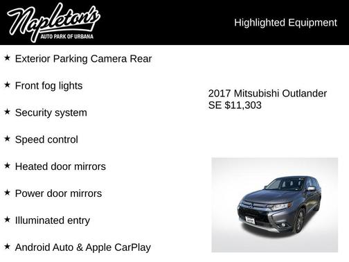 2017 Mitsubishi Outlander SE