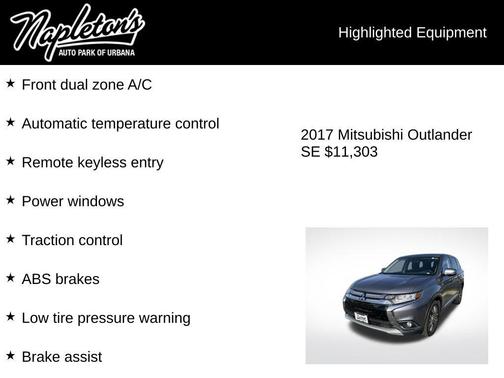 2017 Mitsubishi Outlander SE